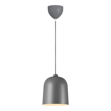 Nordlux - Pendelleuchte ANGLE mit Kabel 1xE27/25W/230V grau