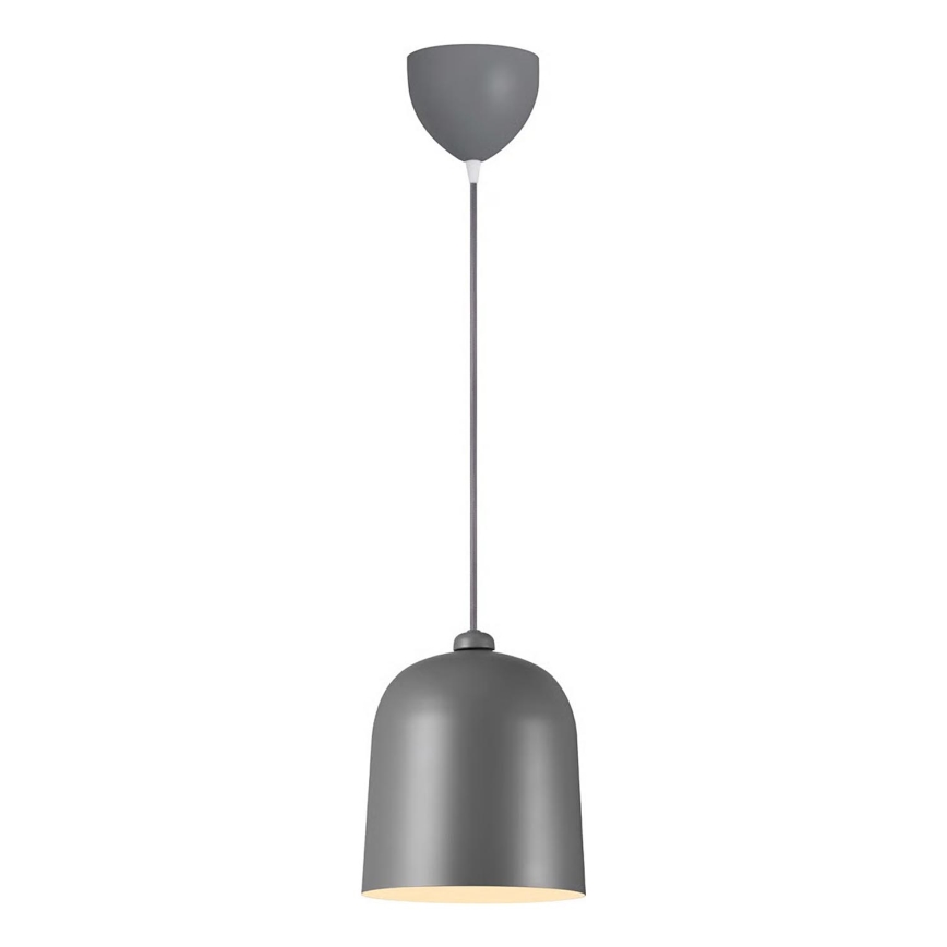 Nordlux - Pendelleuchte ANGLE mit Kabel 1xE27/25W/230V grau