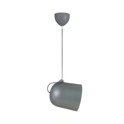 Nordlux - Pendelleuchte ANGLE mit Kabel 1xE27/25W/230V grau