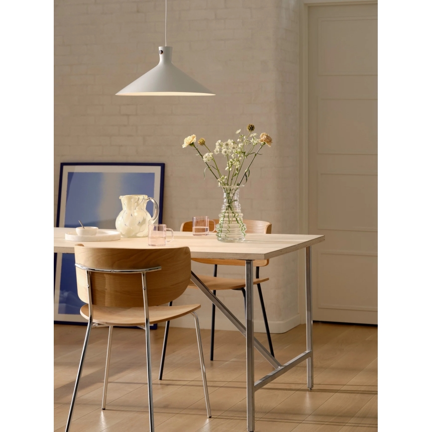 Nordlux - Pendelleuchte DORINA an Kabel 1xE27/60W/230V, weiß, Ø 45 cm