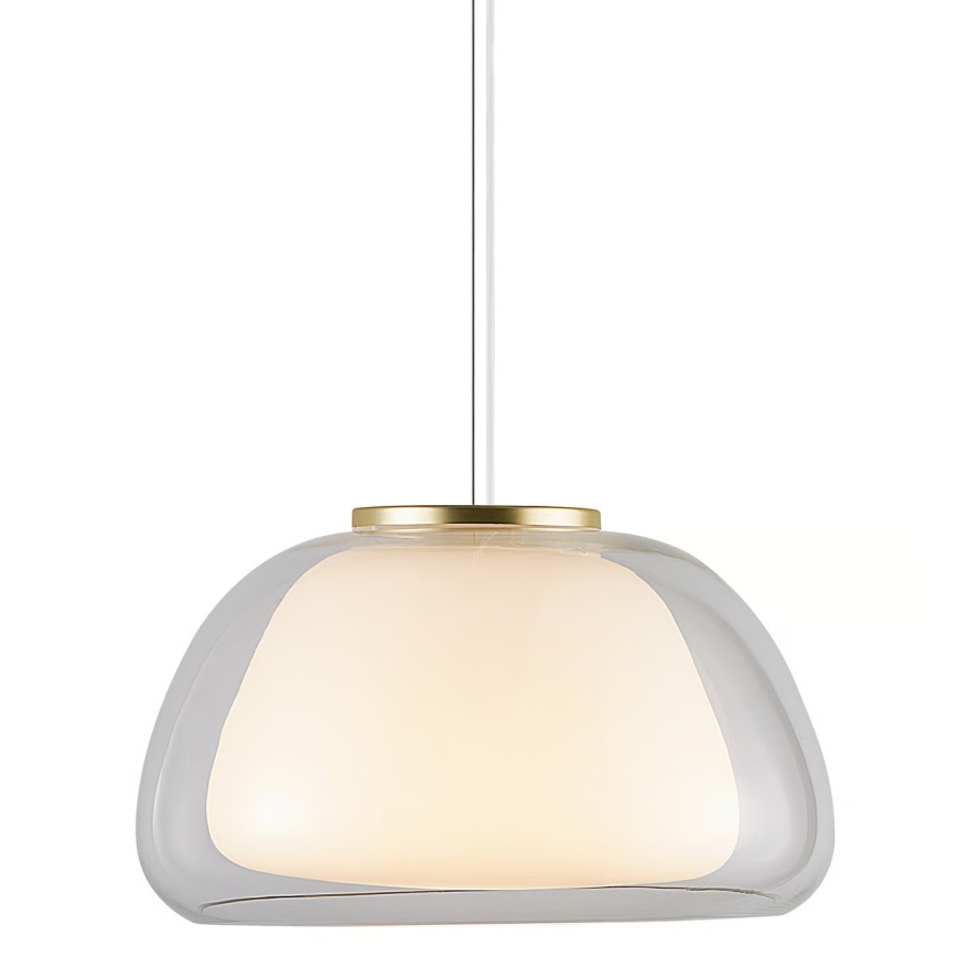 Nordlux - Pendelleuchte JELLY an Kabel 1xE27/40W/230V weiß/klar