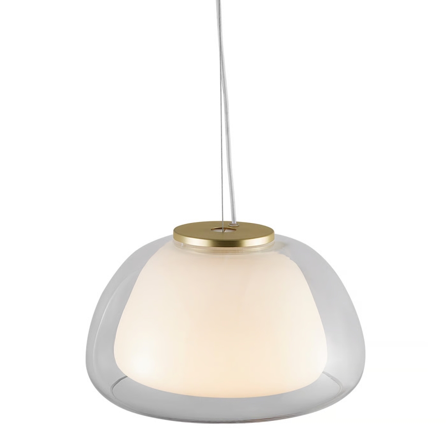 Nordlux - Pendelleuchte JELLY an Kabel 1xE27/40W/230V weiß/klar