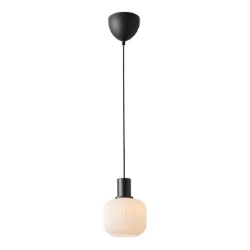 Nordlux - Pendelleuchte MILFORD, mit Kabelaufhängung, 1x E27/40W/230V, schwarz