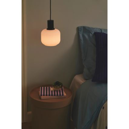 Nordlux - Pendelleuchte MILFORD, mit Kabelaufhängung, 1x E27/40W/230V, schwarz