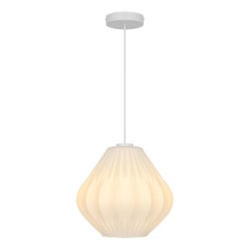 Nordlux - Pendelleuchte mit Kabel MALUCA 1xE27/15W/230V Ø 29 cm weiß