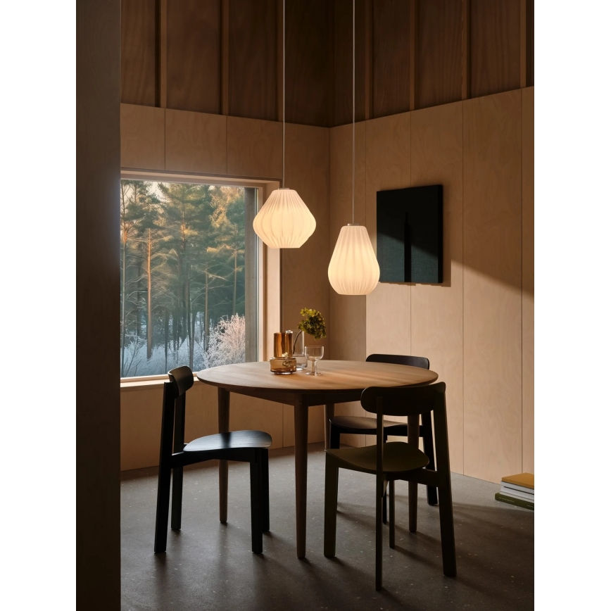 Nordlux - Pendelleuchte mit Kabel MALUCA 1xE27/15W/230V Ø 29 cm weiß