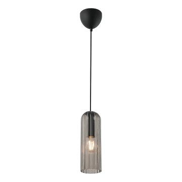 Nordlux - Pendelleuchte mit Kabel MIELLA 1xE27/25W/230V rauchfarben