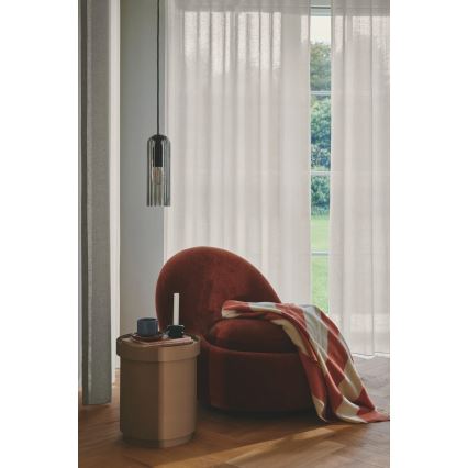 Nordlux - Pendelleuchte mit Kabel MIELLA 1xE27/25W/230V rauchfarben