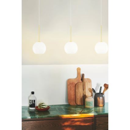 Nordlux - Pendelleuchte mit Kabelaufhängung FRANCA 1xE14/40W/230V weiß