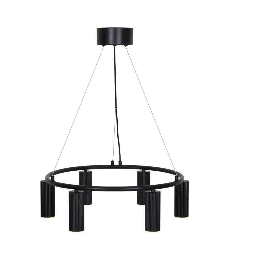 Nordlux - Pendelleuchte mit Kabelaufhängung VICO 6xGU10/5W/230V schwarz