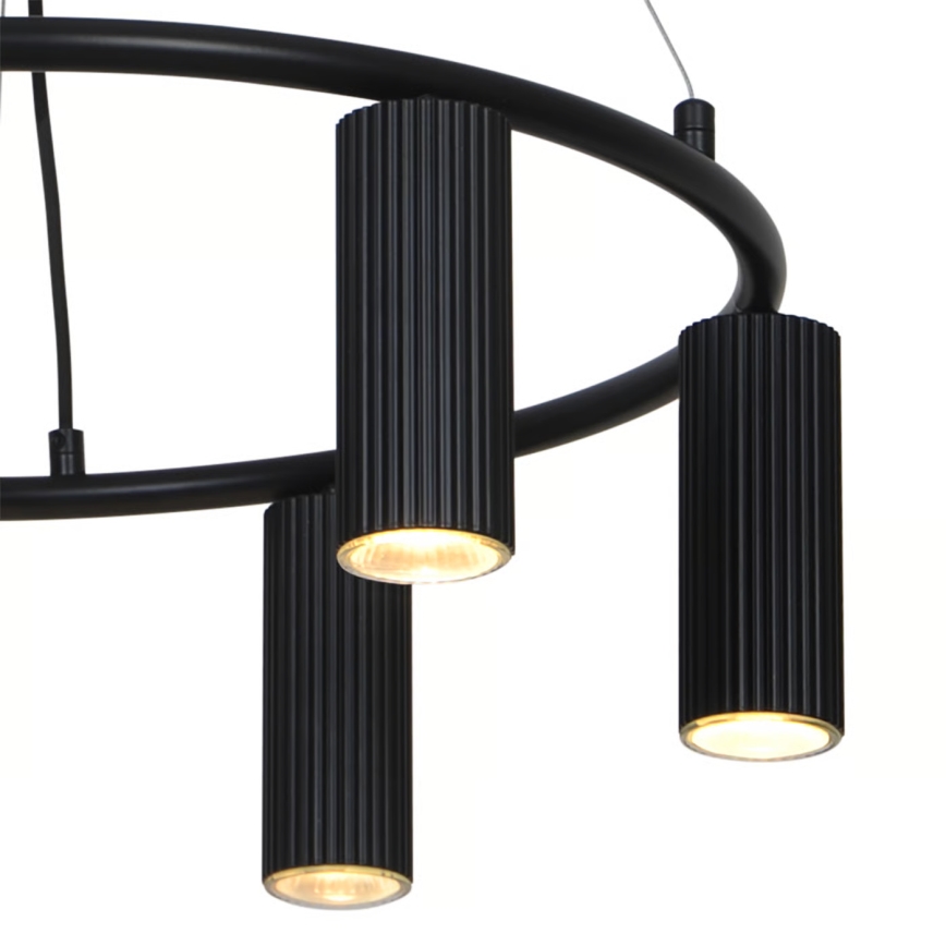 Nordlux - Pendelleuchte mit Kabelaufhängung VICO 6xGU10/5W/230V schwarz