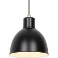 Nordlux - POP Pendelleuchte mit Kabel, 1xE27/40W/230V, schwarz