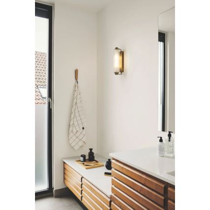 Nordlux - Spiegelleuchte NIMAL 2xE14/25W/230V IP44 Messing