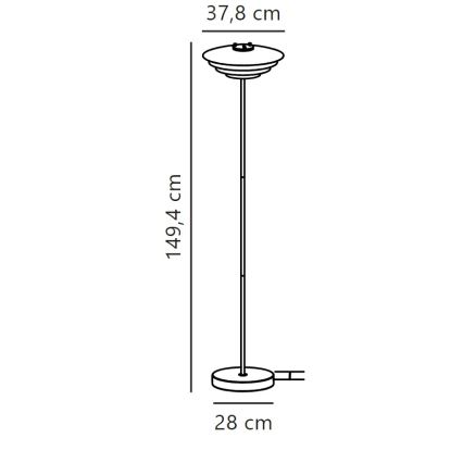 Nordlux - Stehleuchte BRETAGNE 1xG9/25W/230V weiß