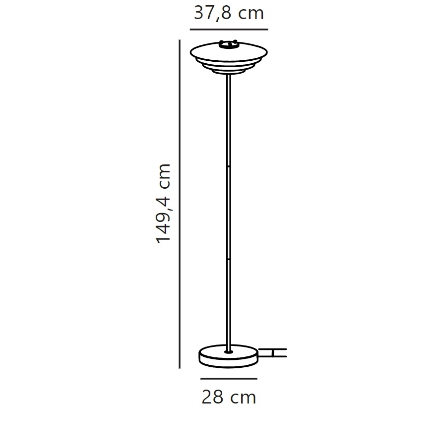 Nordlux - Stehleuchte BRETAGNE 1xG9/25W/230V weiß
