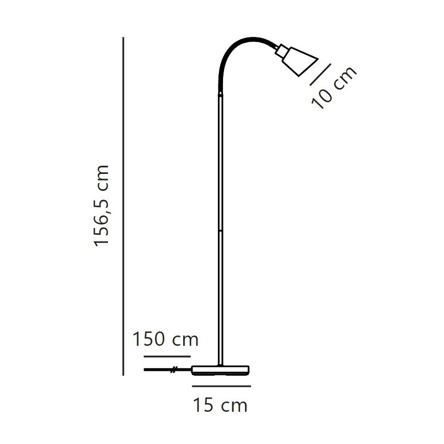 Nordlux - Stehleuchte MOLLI 1xE14/25W/230V