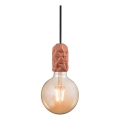 Nordlux - Stromkabel HANG 1xE27/40W/230V kupfern/schwarz