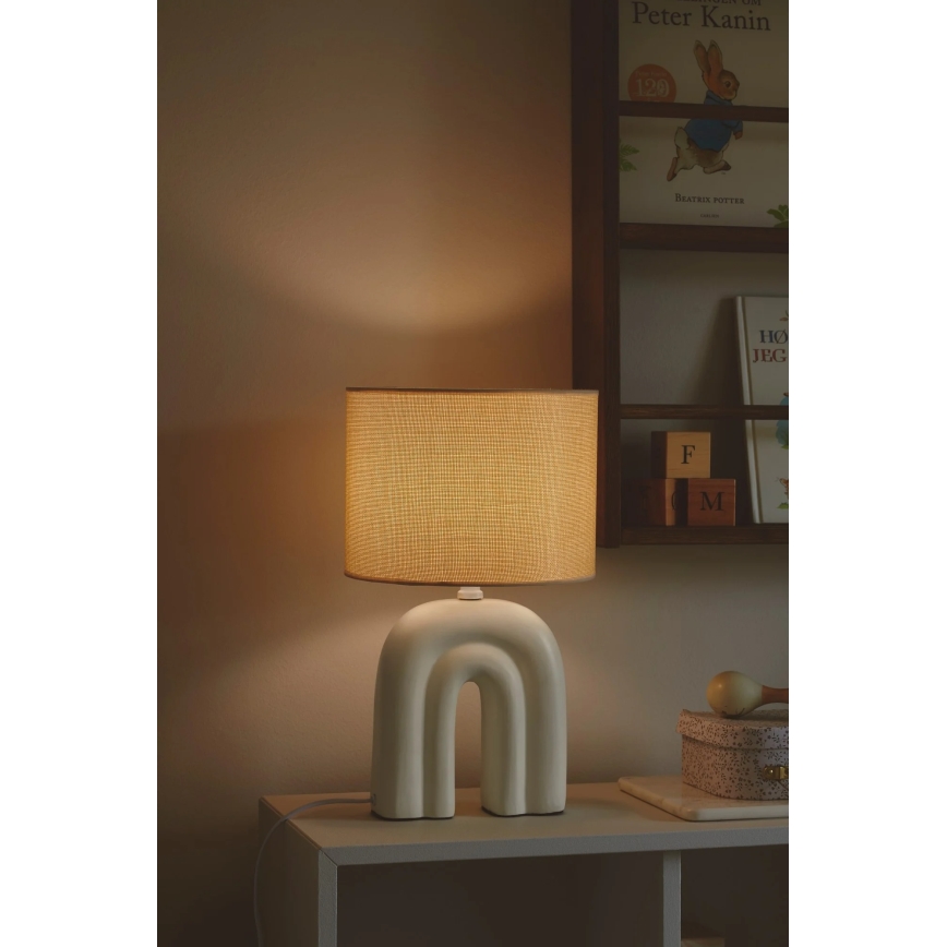 Nordlux - Tischlampe HAZE 1xE27/40W/230V beige