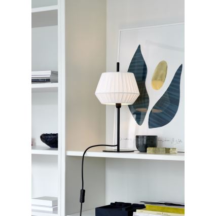 Nordlux - Tischleuchte DICTE 1xE14/40W/230V weiß/schwarz
