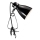 Nordlux - Tischleuchte mit Klemme CYCLONE 1xE14/15W/230V schwarz