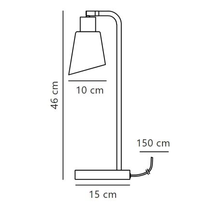 Nordlux - Tischleuchte MOLLI 1xE14/25W/230V