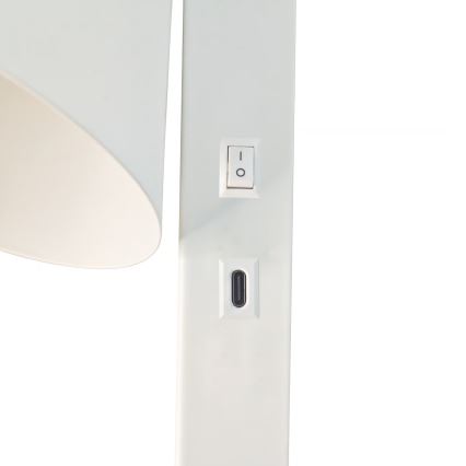 Nordlux - Wandlampe mit USB WILMER 1xE14/40W/230V weiß