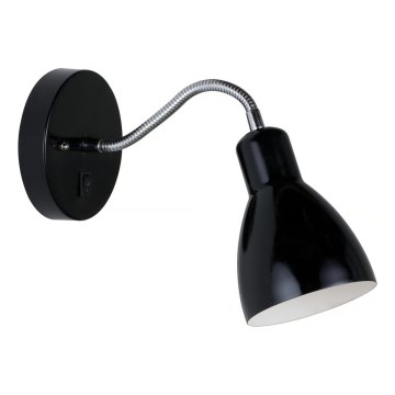 Nordlux - Wandleuchte CYCLONE 1xE14/15W/230V schwarz