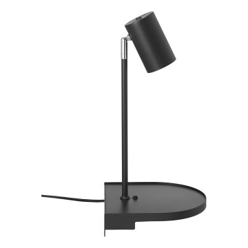 Nordlux - Wandleuchte mit Ablage CODY 1xGU10/15W/230V schwarz