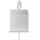 Nordlux - Wandleuchte mit Spot, Ablage und USB ROOMI 1xGU10/8W/230V Weiß