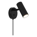 Nordlux - Wandspot VICO 1xGU10/5W/230V schwarz