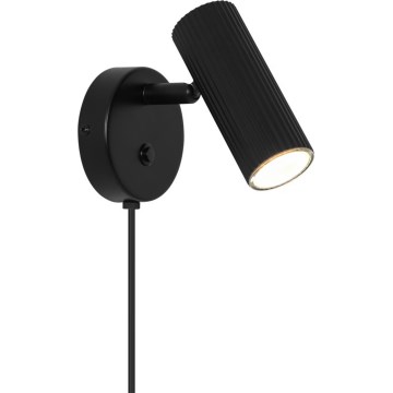 Nordlux - Wandspot VICO 1xGU10/5W/230V schwarz