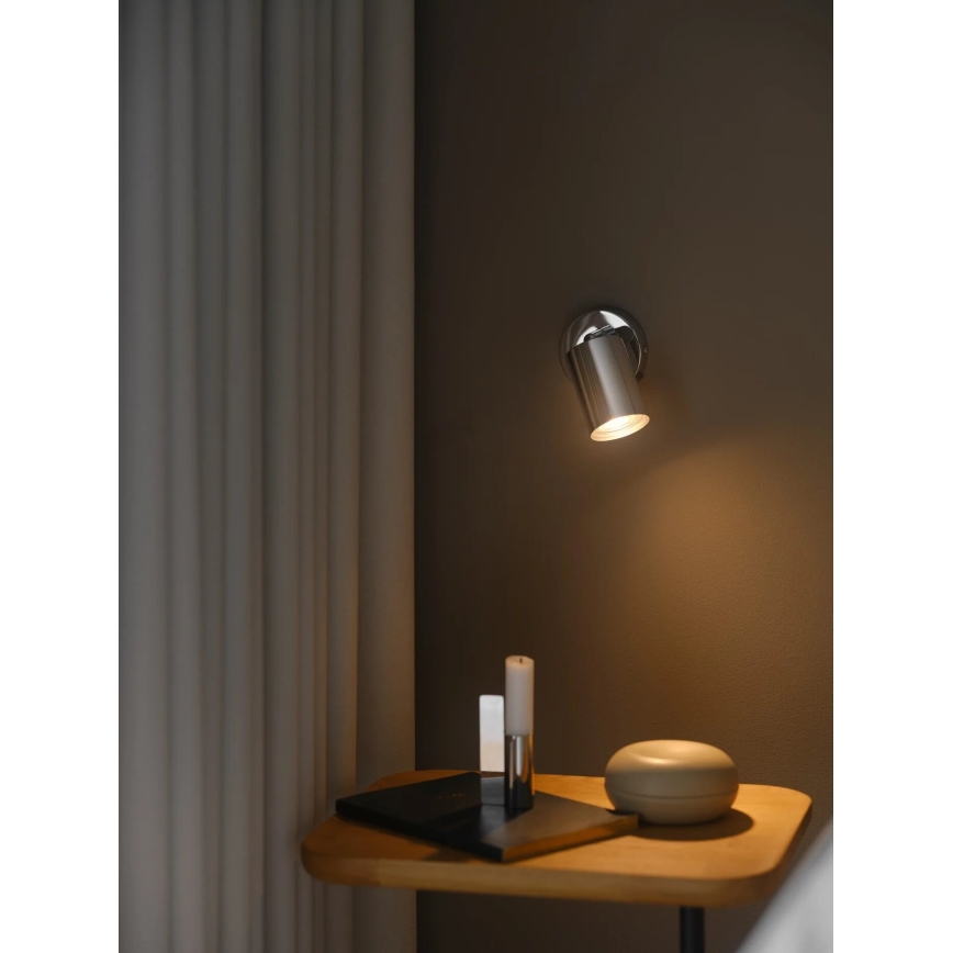 Nordlux - Wandstrahler EXPLORE 1xGU10/7W/230V glänzendes Chrom
