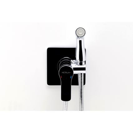 Novaservis - Bidetarmatur mit Sprühvorrichtung für Unterputzinstallation METALIA glänzendes Chrom