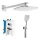 Novaservis - Dusch-Set mit Unterputz-Armatur METALIA ECO glänzendes Chrom