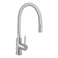 Novaservis - Wasserhahn (Armatur) mit flexiblem Arm Edelstahl/grau
