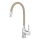 Novaservis - Wasserhahn (Armatur) mit flexiblem Arm glänzendes Chrom/beige