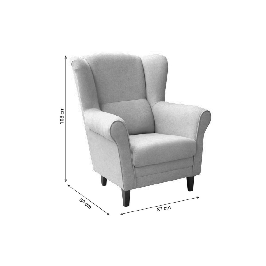 Ohrensessel GALA blau