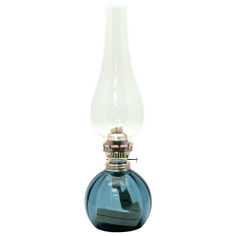 Öllampe BASIC 38 cm blau