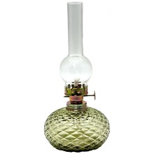 Öllampe Eliška 20 cm grün