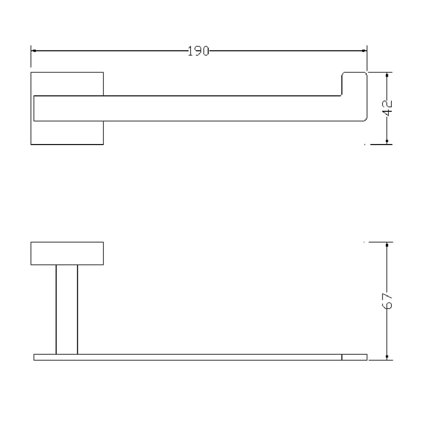OMNIRES 8151BCR - Toilettenpapierhalter LIFT glänzendes Chrom