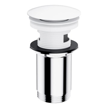 OMNIRES A706BM - Waschbeckenablauf CLICK-CLACK Ø 6,6 cm mattweiß