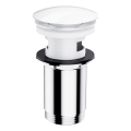 OMNIRES A706BP - Waschbeckenablauf CLICK-CLACK Ø 6,6 cm glänzend weiß