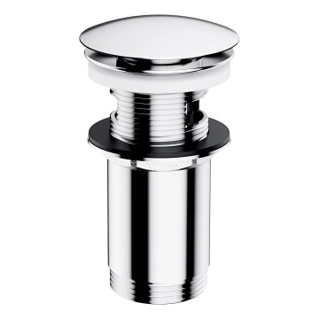 OMNIRES A706CR - Waschbeckenablauf CLICK-CLACK Ø 6,6 cm glänzender Chrom