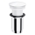 OMNIRES A716BP - Waschbeckenablauf CLICK-CLACK Ø 6,6 cm glänzend weiß