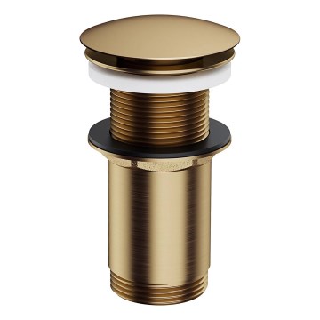 OMNIRES A716BR - Waschbeckenablauf CLICK-CLACK Ø 6,6 cm gebürstetes antikes Bronze