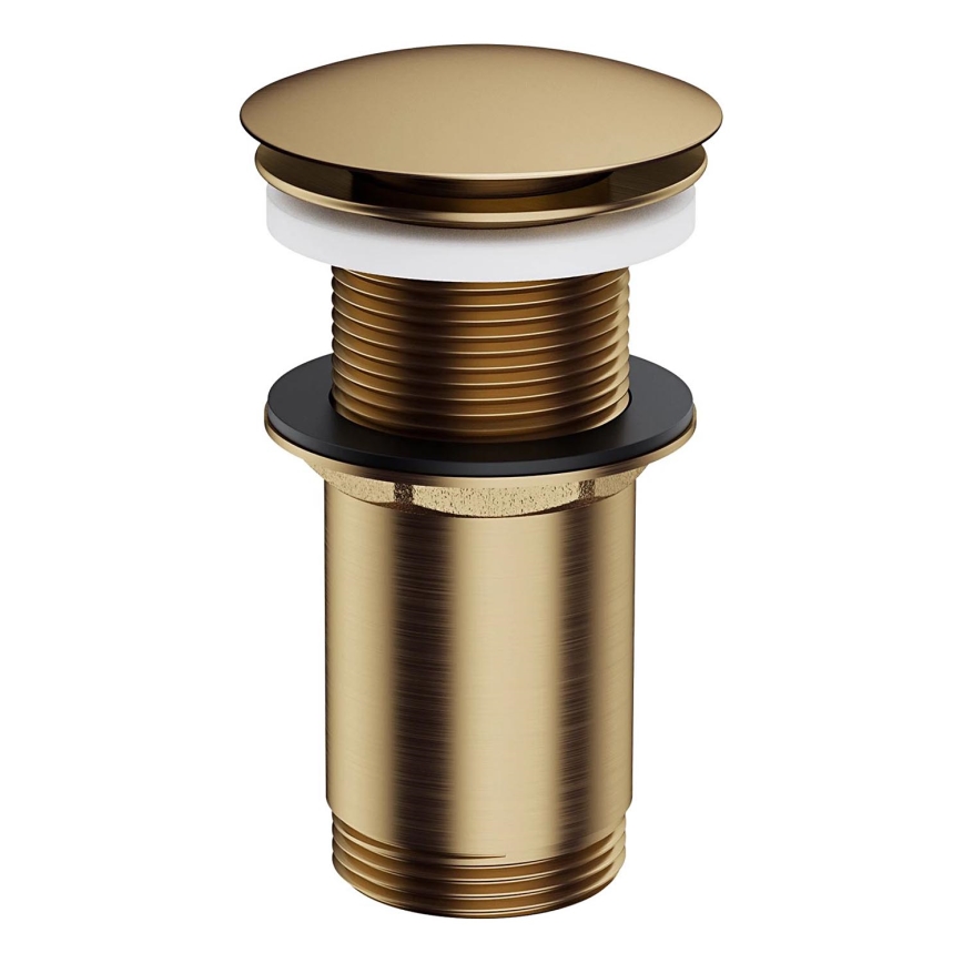 OMNIRES A716BR - Waschbeckenablauf CLICK-CLACK Ø 6,6 cm gebürstetes antikes Bronze
