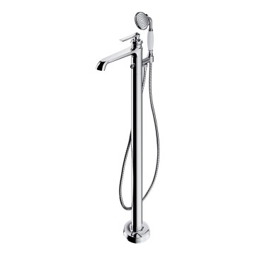 OMNIRES AM5233CR - Freistehendes Badewannen-Set mit Armatur ARMANCE glänzendes Chrom