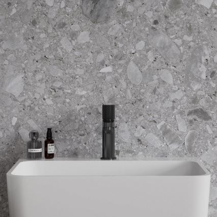OMNIRES CT8010AT - Waschtischarmatur CONTOUR 16,6 cm gebürstetes Anthrazit
