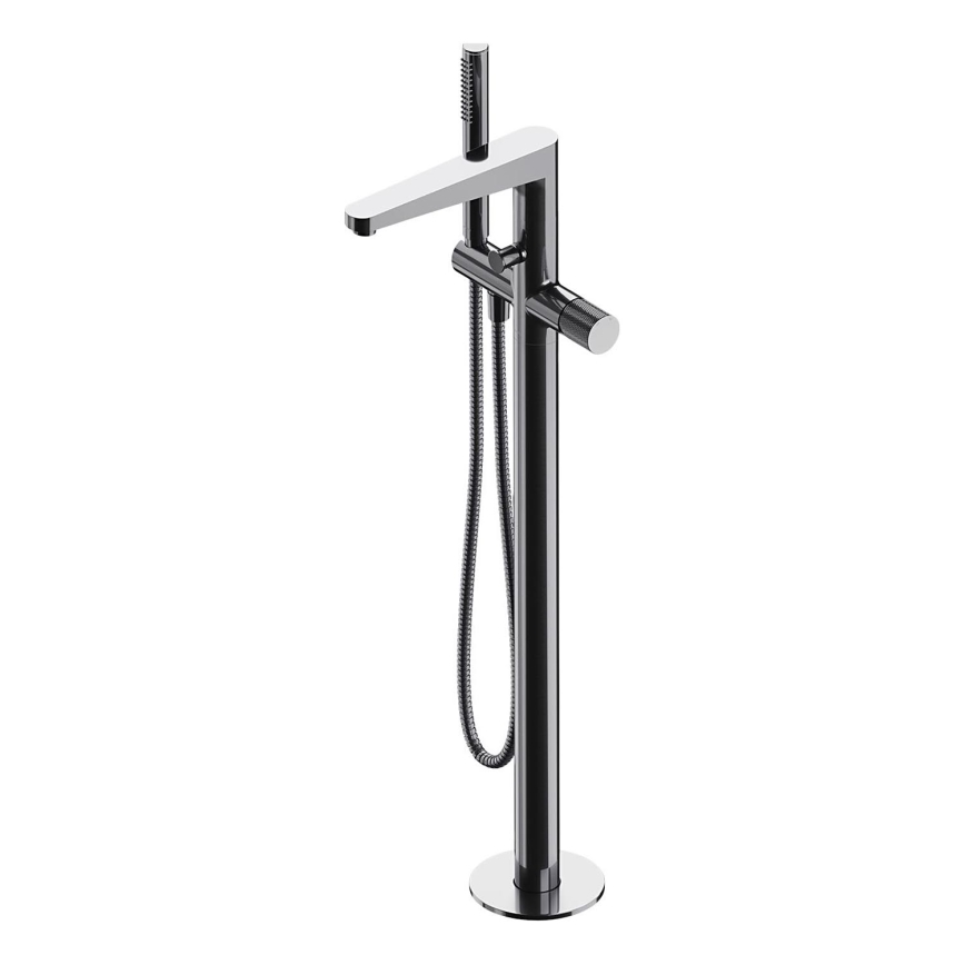 OMNIRES CT8033CR - Freistehendes Badewannenset mit CONTOUR Armatur, glänzender Chrom