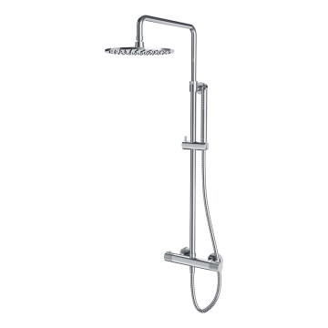 OMNIRES CT8044CR - Duschset mit Thermostatarmatur CONTOUR Hochglanzchrom